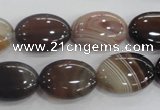 CAA211 15.5 inches 13*18mm oval madagascar agate beads