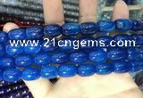 CAA2122 15.5 inches 10*14mm drum agate beads wholesale