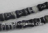 CAA213 15.5 inches 8*13mm bone madagascar agate beads