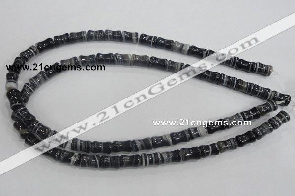 CAA213 15.5 inches 8*13mm bone madagascar agate beads