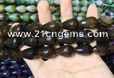 CAA2161 15.5 inches 15*20mm faceted teardrop agate beads