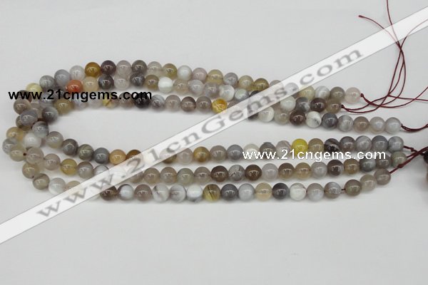 CAA224 15.5 inches 8mm round botswana agate gemstone beads