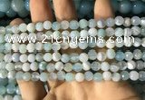 CAA2240 15.5 inches 6mm faceted round banded agate beads
