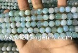 CAA2241 15.5 inches 8mm faceted round banded agate beads