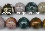 CAA234 15.5 inches 16mm round ocean agate gemstone beads wholesale