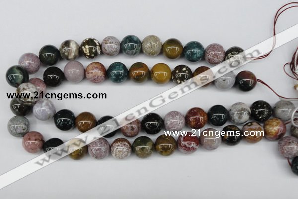 CAA234 15.5 inches 16mm round ocean agate gemstone beads wholesale