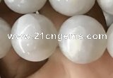 CAA2344 15.5 inches 12mm round white crazy lace agate beads wholesale