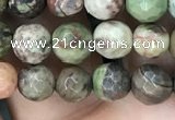 CAA2385 15.5 inches 6mm faceted round ocean agate beads wholesale