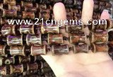 CAA2661 15.5 inches 14*21mm - 16*24mm bone tibetan agate dzi beads