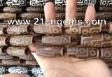 CAA2702 15.5 inches 14*38mm - 16*43mm rice tibetan agate dzi beads