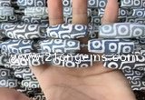 CAA2703 15.5 inches 14*38mm - 16*43mm rice tibetan agate dzi beads