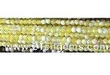 CAA2893 15 inches 6mm faceted round fire crackle agate beads wholesale