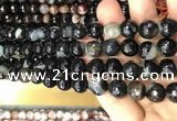 CAA3093 15 inches 10mm faceted round fire crackle agate beads wholesale