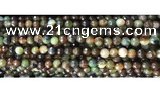 CAA3298 15 inches 6mm faceted round agate beads wholesale