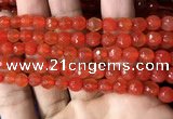 CAA3305 15 inches 6mm faceted round agate beads wholesale