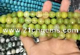 CAA3372 15 inches 10mm faceted round agate beads wholesale