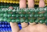 CAA3373 15 inches 10mm faceted round agate beads wholesale