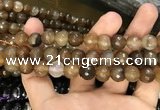 CAA3378 15 inches 10mm faceted round agate beads wholesale