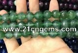 CAA3406 15 inches 12mm faceted round agate beads wholesale