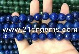 CAA3408 15 inches 12mm faceted round agate beads wholesale