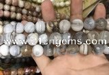 CAA3452 15 inches 16mm faceted round agate beads wholesale