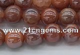 CAA3501 15.5 inches 6mm round AB-color fire agate beads wholesale