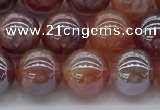 CAA3502 15.5 inches 8mm round AB-color fire agate beads wholesale