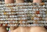 CAA3596 15.5 inches 4mm round dendritic agate beads wholesale