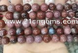 CAA3623 15.5 inches 10mm round Portuguese agate beads wholesale