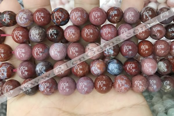 CAA3623 15.5 inches 10mm round Portuguese agate beads wholesale