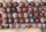 CAA3624 15.5 inches 12mm round Portuguese agate beads wholesale