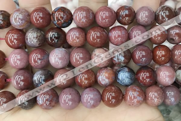 CAA3624 15.5 inches 12mm round Portuguese agate beads wholesale