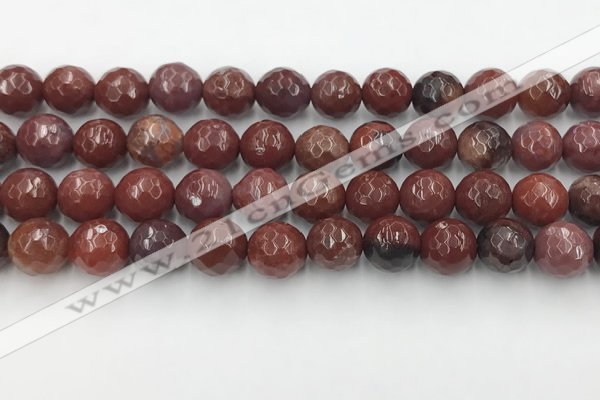 CAA3631 15.5 inches 10mm faceted round Portuguese agate beads