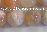 CAA3644 15.5 inches 8mm round sakura agate beads wholesale