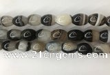 CAA3787 15.5 inches 13*18mm rice agate druzy geode beads