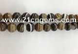 CAA3802 15.5 inches 12mm round line agate beads wholesale