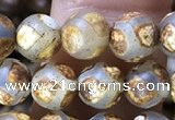 CAA3844 15 inches 6mm round tibetan agate beads wholesale