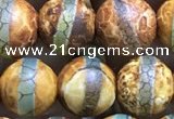 CAA3876 15 inches 8mm round tibetan agate beads wholesale