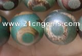 CAA3908 15 inches 10mm round tibetan agate beads wholesale