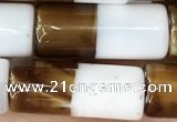 CAA3934 15.5 inches 8*20mm tube Madagascar agate beads wholesale