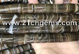 CAA3949 15.5 inches 15*18mm tube Madagascar agate beads wholesale