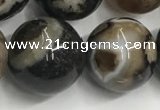 CAA3975 15.5 inches 16mm round sakura agate gemstone beads