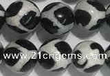 CAA3986 15 inches 8mm round tibetan agate beads wholesale