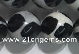 CAA3988 15 inches 12mm round tibetan agate beads wholesale