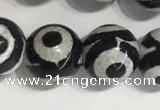 CAA3992 15 inches 10mm round tibetan agate beads wholesale