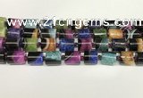 CAA4336 15.5 inches 14mm tube agate druzy geode beads wholesale