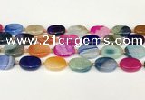CAA4414 15.5 inches 15*20mm oval agate druzy geode beads