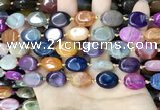 CAA4462 15.5 inches 12*16mm oval dragon veins agate beads