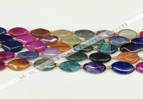 CAA4522 15.5 inches 12*20mm marquise dragon veins agate beads