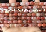 CAA4567 15.5 inches 7*10mm - 8*11mm rice south red agate beads